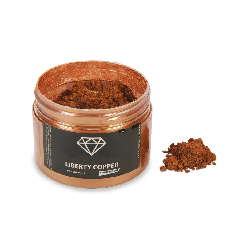 Mica Powder - 51 Grams - Color:Liberty Copper